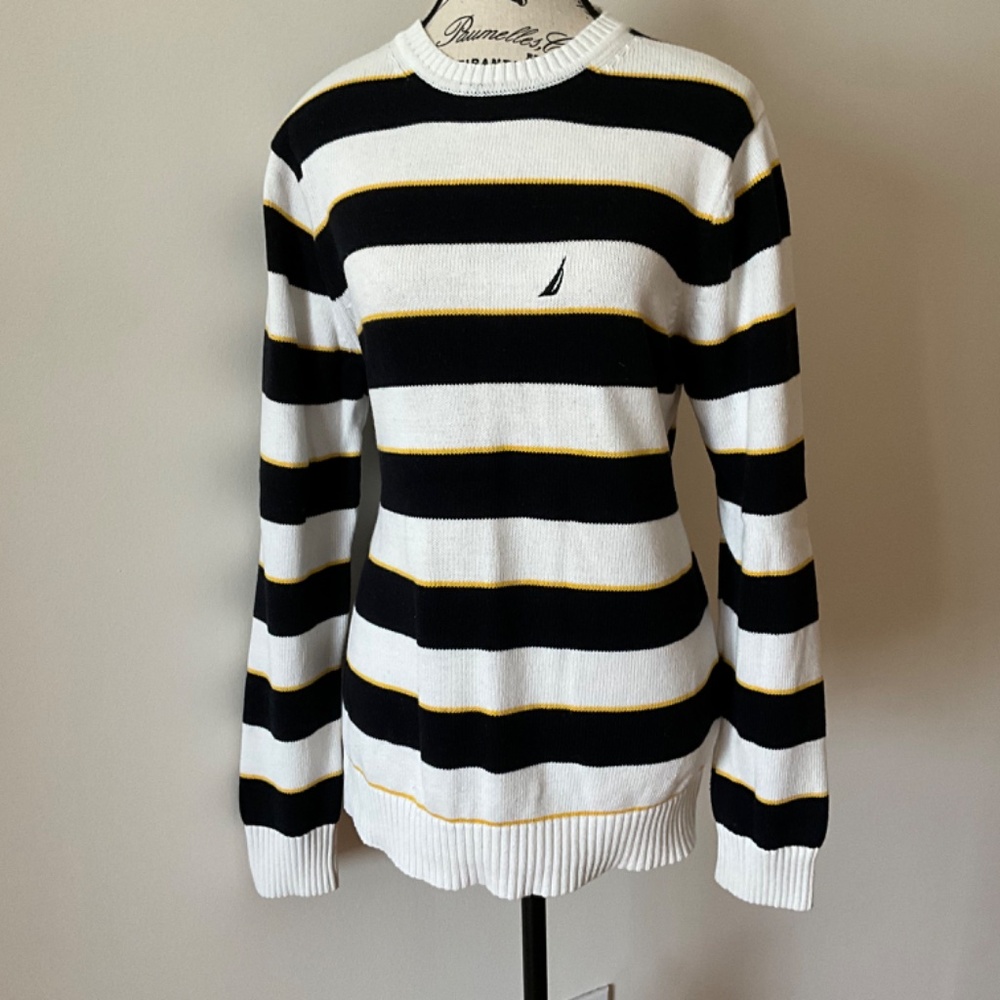 Nautica Cotton Sweater. Cool for summer and beach/mountain